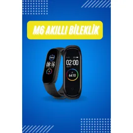 Akıllı Uyumlu Bileklik M6 Adımsayar Spor Modları Çağrı Görme Türkçe Menü