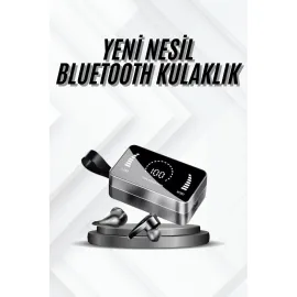 TWS Bluetooth Kulaklık Kablosuz Uzun Pil Ömrü Dijital Göstergeli Powerbank