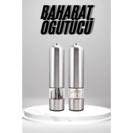 Otomatik Tuz ve Karabiber Öğütücü Baharat Öğütücü Tuz Karabiber Değirmeni