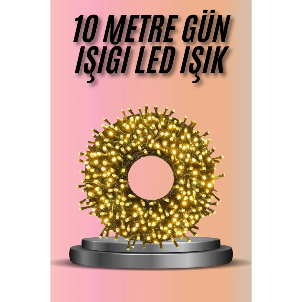 Dekoratif Aydınlatma Ampüllü 10 Metre Gün Işığı Şerit Led