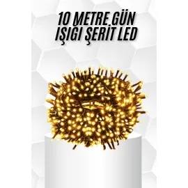 10 Metre Led Işık Gün Işığı Her Ortama Uygun Ampüllü