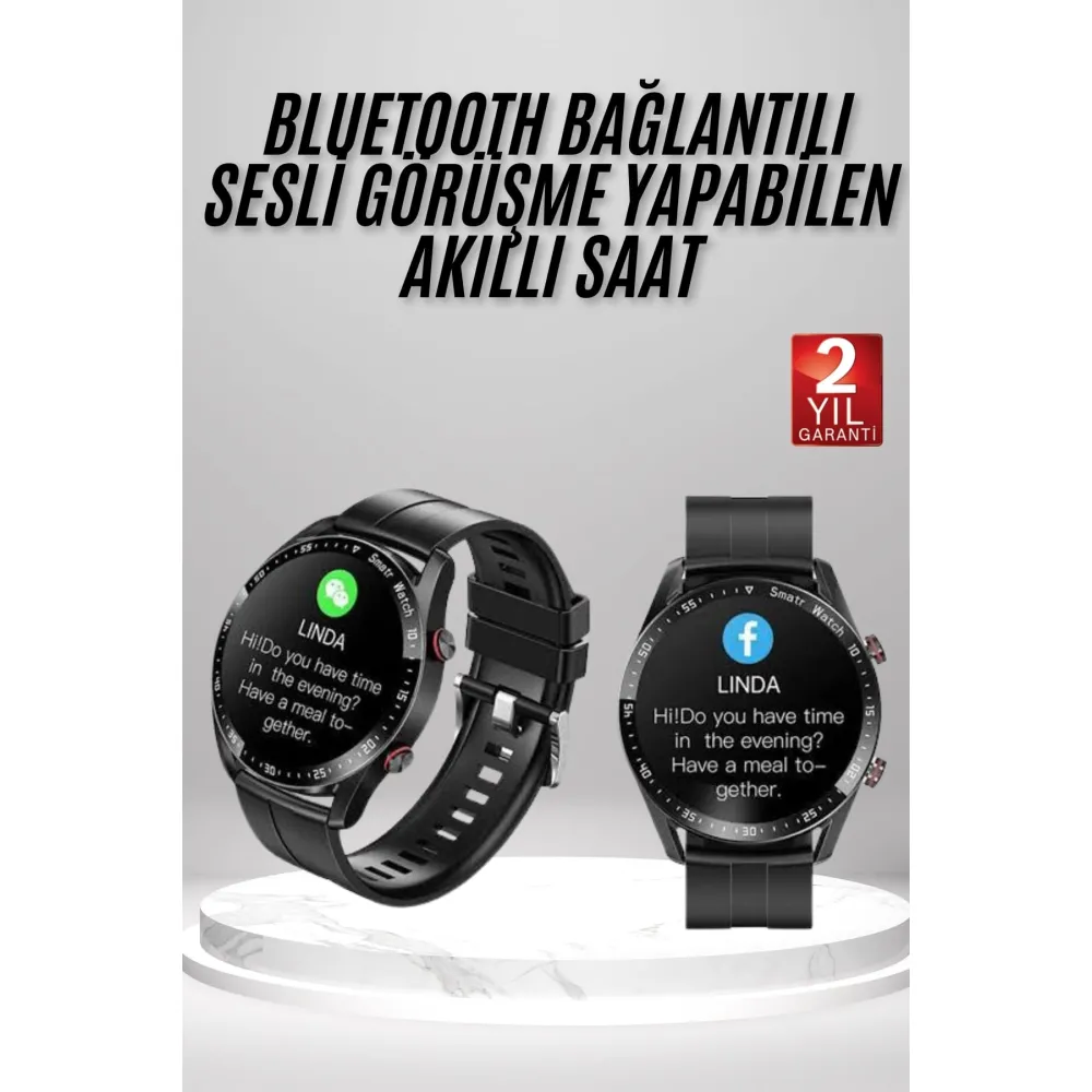 Yeni Model Akıllı Saat Gps Uyumlu Uyku Ve Sağlık Takibi Sesli Görüşme