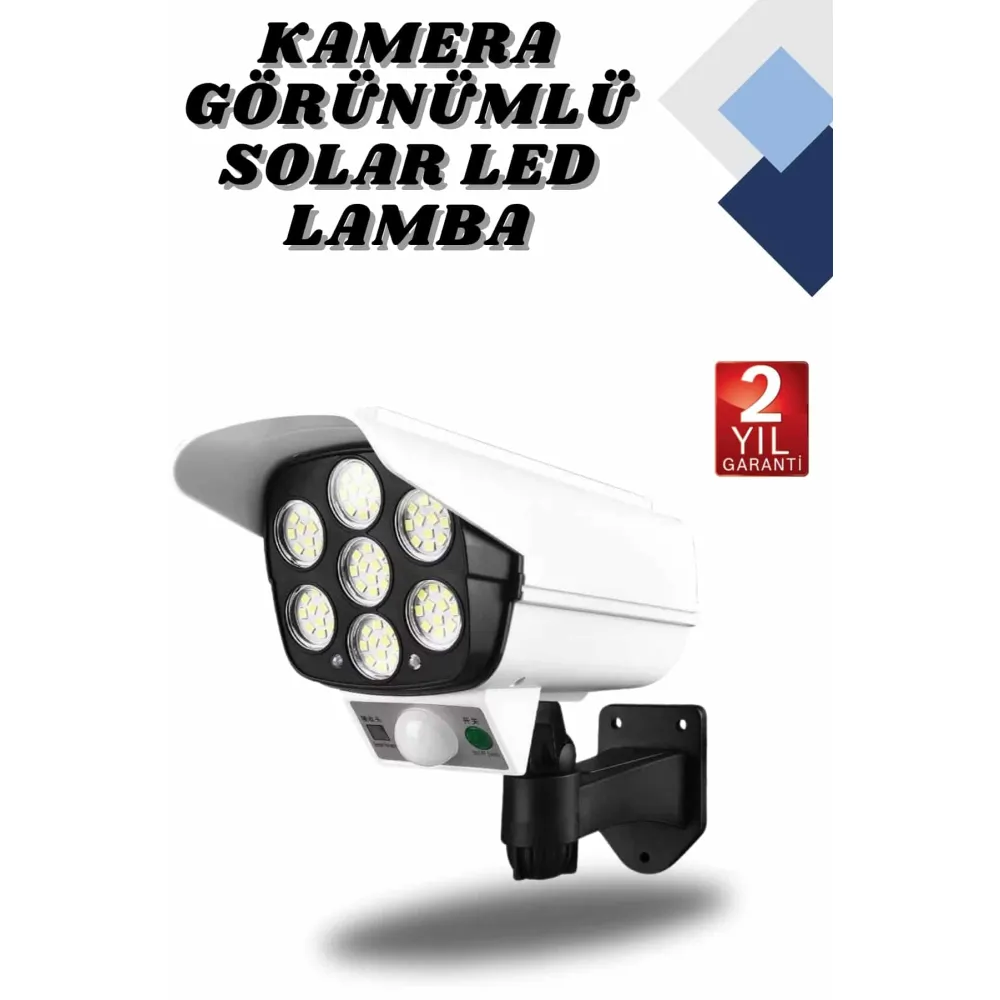 Kamera Görünümlü Led Lamba Dönebilen Bahçe Aydınlatması Duvar Lambası