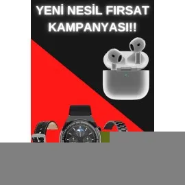 Akıllı Saat Ve Kulaklık Seti Bildirim Görme Arama Cevaplama Anc Özelliği