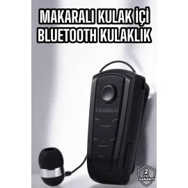 Makaralı Bluetooth Kulaklık Çağrı Cevaplama Kablolu Uzun Pil Ömrü