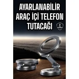 Araç İçi Telefon Tutacağı Manyetik Tasarım Ayarlanabilir