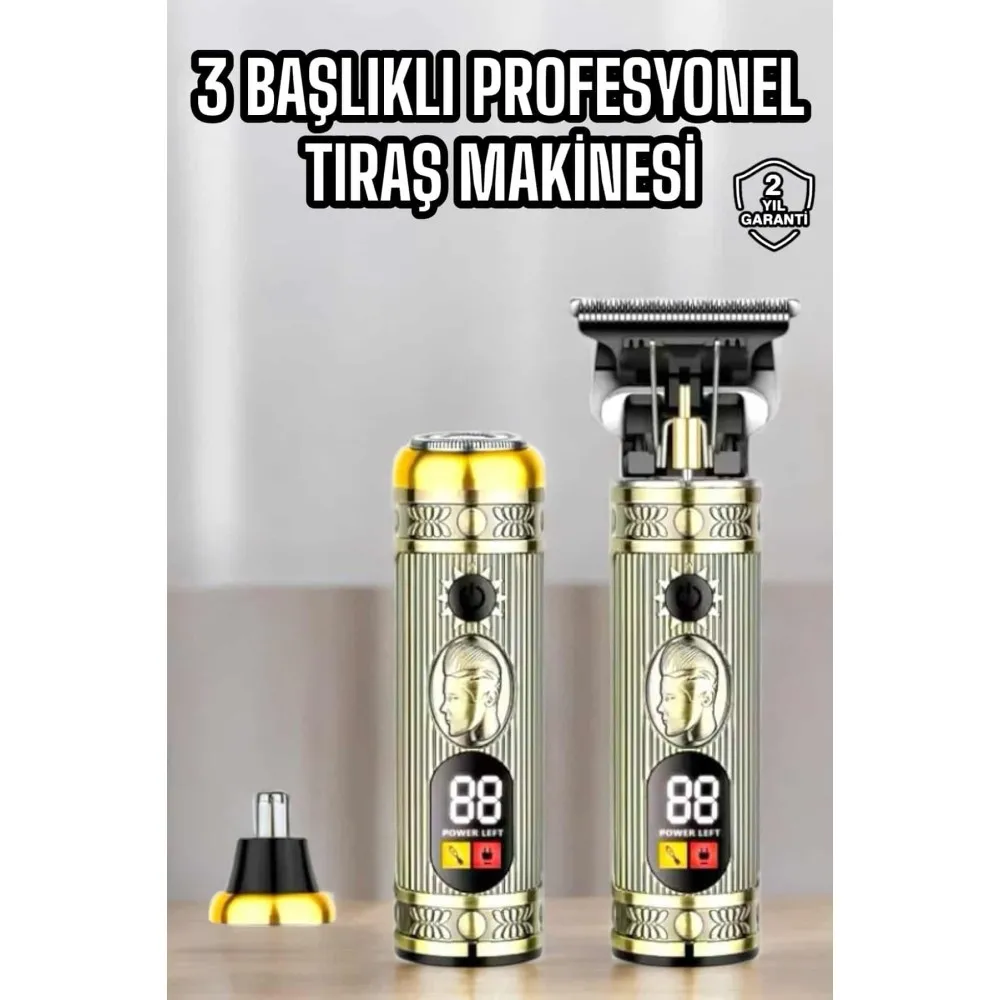 Profesyonel Saç Sakal ve Vücut Tıraşına Uygun Sıfır Sinek Kaydı Tıraş