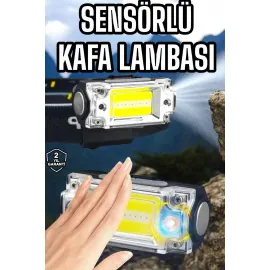 Şarjlı Kafa Feneri Suya Dayanıklı Ayarlanabilir Kamp Feneri