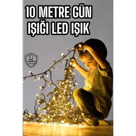 10 Metre Led Işık Saçaklı Dekoratif Şerit Led