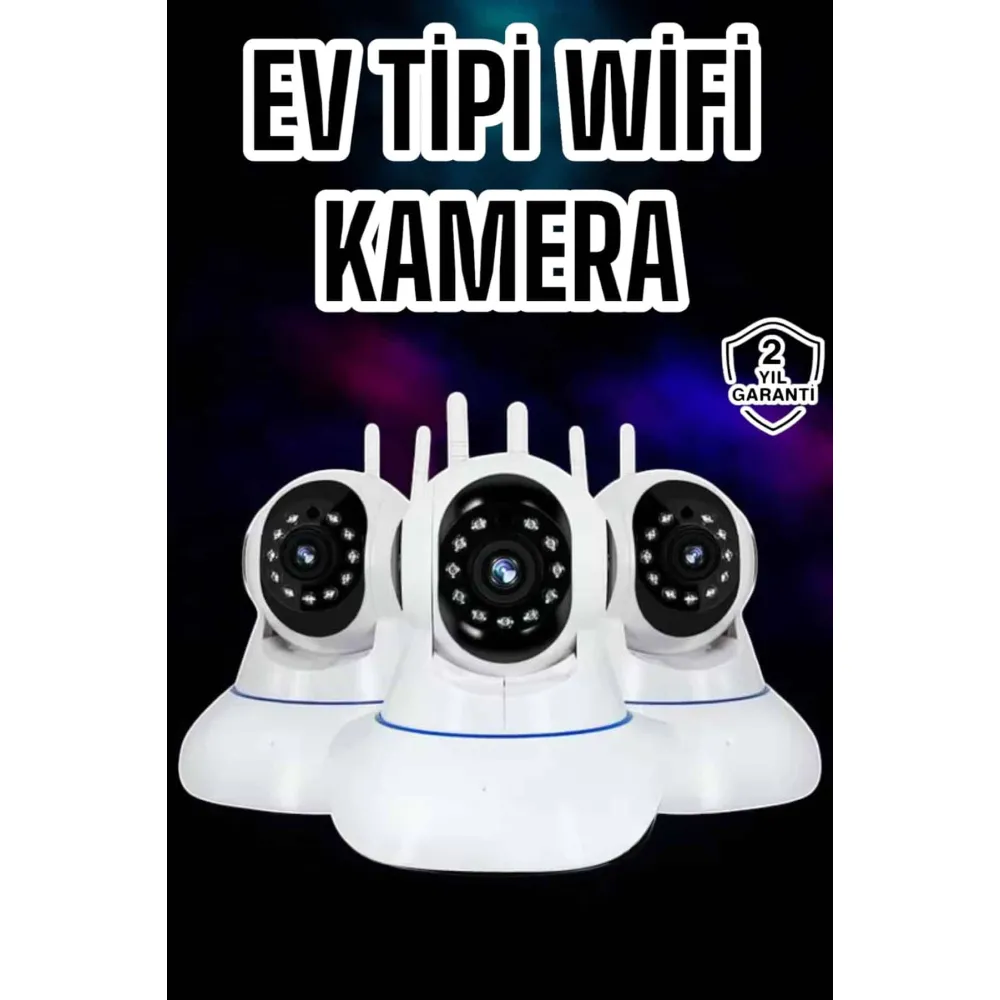 Wifi Kamerası Çift Yönlü Bebek Güvenlik Kamerası Gece Görüşlü