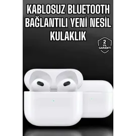 Bluetooth Kulaklık 3.Nesil Kablosuz Uzun Pil Ömrü Dokunmatik Kontrol