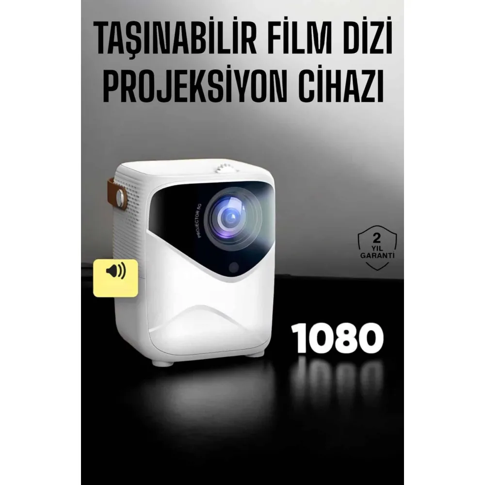 Taşınabilir Android Projeksiyon Wifi Destekli 4K Multimedia Tabanlı Ev Ve Ofis Tipi