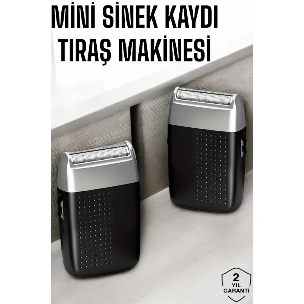 Tıraş Makinesi Mini Sinek Kaydı Şarjlı Taşınabilir Paslanmaz Çelik