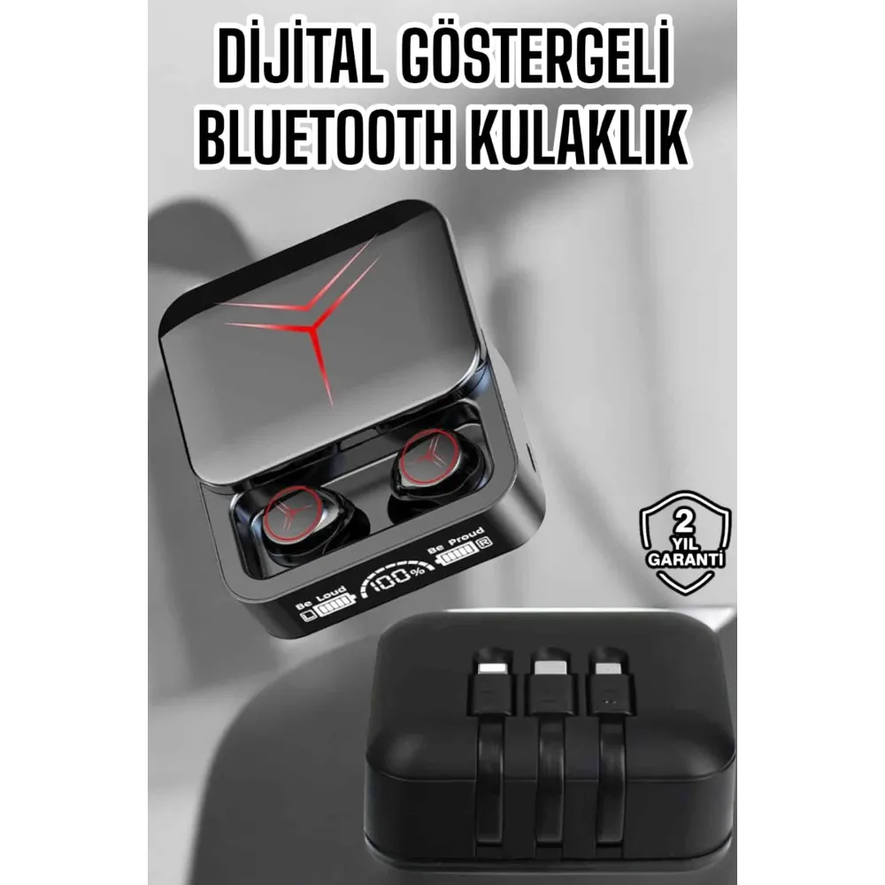 Bluetooth Kulaklık Bluetooth Bağlantılı Powerbankli Yeni Nesil Kulaklık