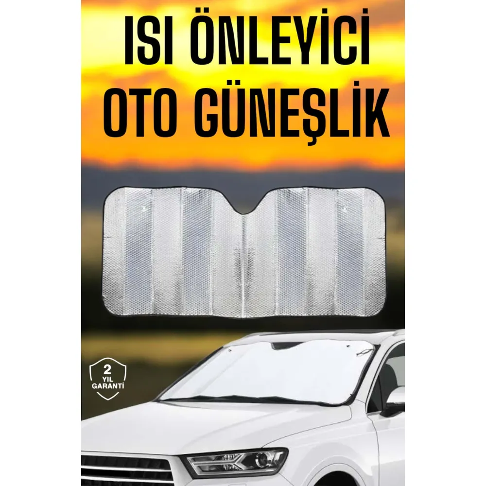 Oto Güneşlik Isı Önleyici Tüm Araçlara Uyumlu UV Işınlarına Karşı