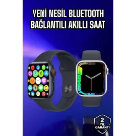Akıllı Saat Amoled Ekran Yeni Nesil Bluetooth Bağlantılı