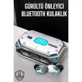 Kablosuz Powerbankli Oyuncu Kulaklığı Gürültü Önleyici