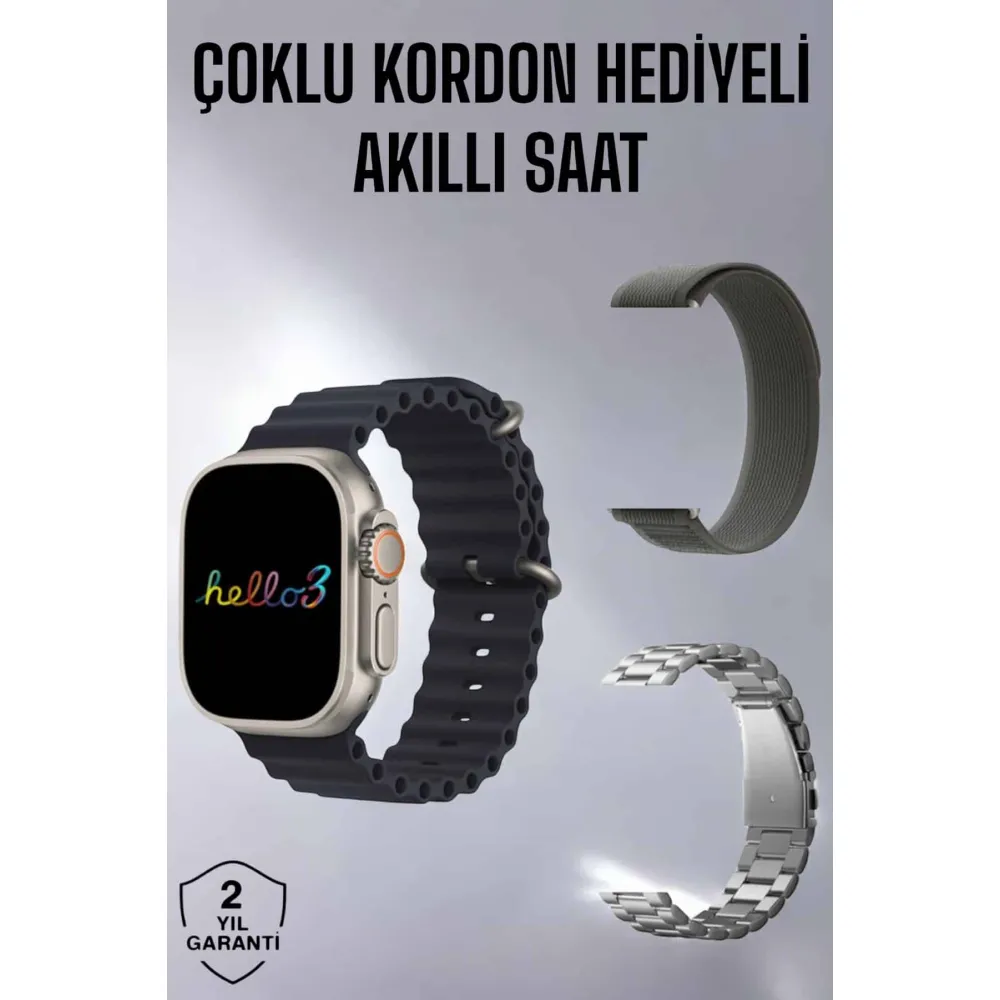 Akıllı Saat Yeni Nesil Bluetooth Bağlantılı Uyku Sağlık Takibi Gps Ve Nfc Uyumlu