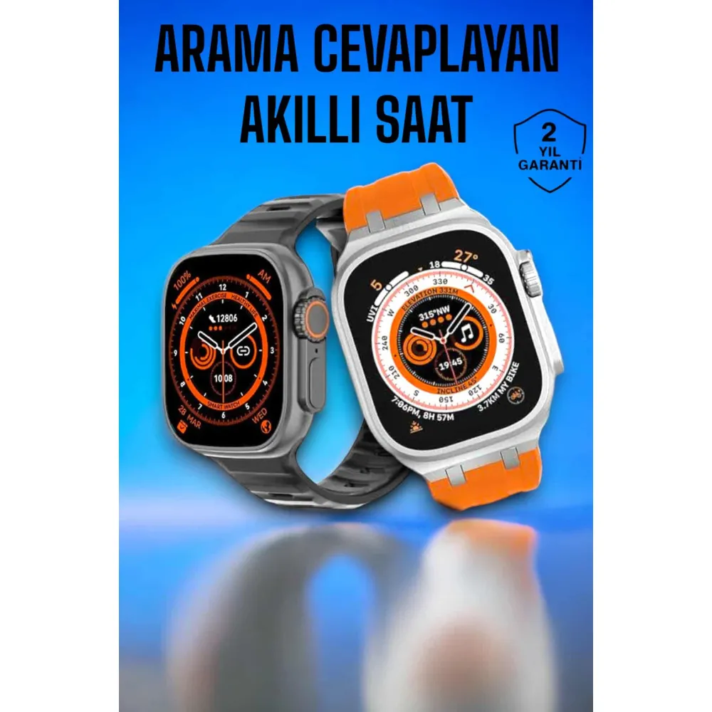 Akıllı Saat Gps, Sağlık Ve Uyku Takibi Arama Cevaplayan Bluetooth Bağlantılı