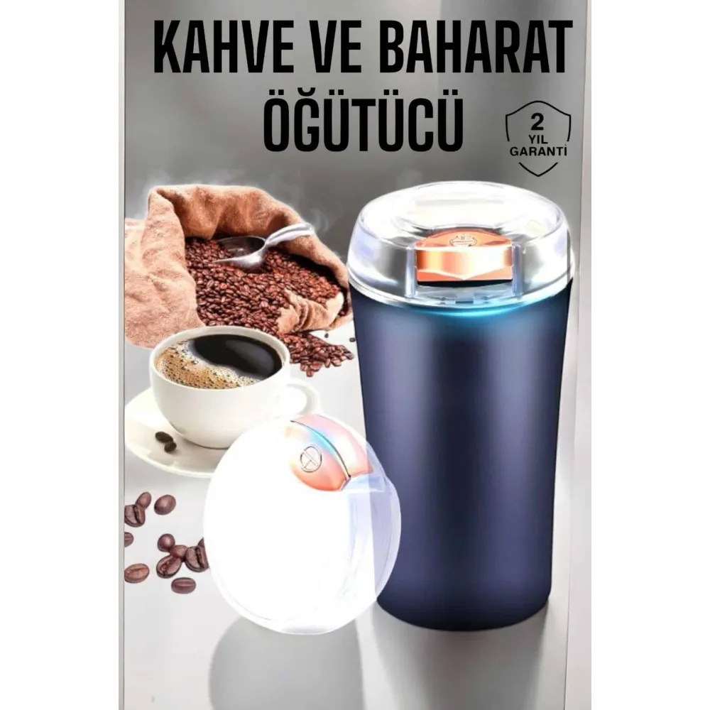 Otomatik Kahve ve Baharat Öğütücü Kolay Ve Taşınabilir