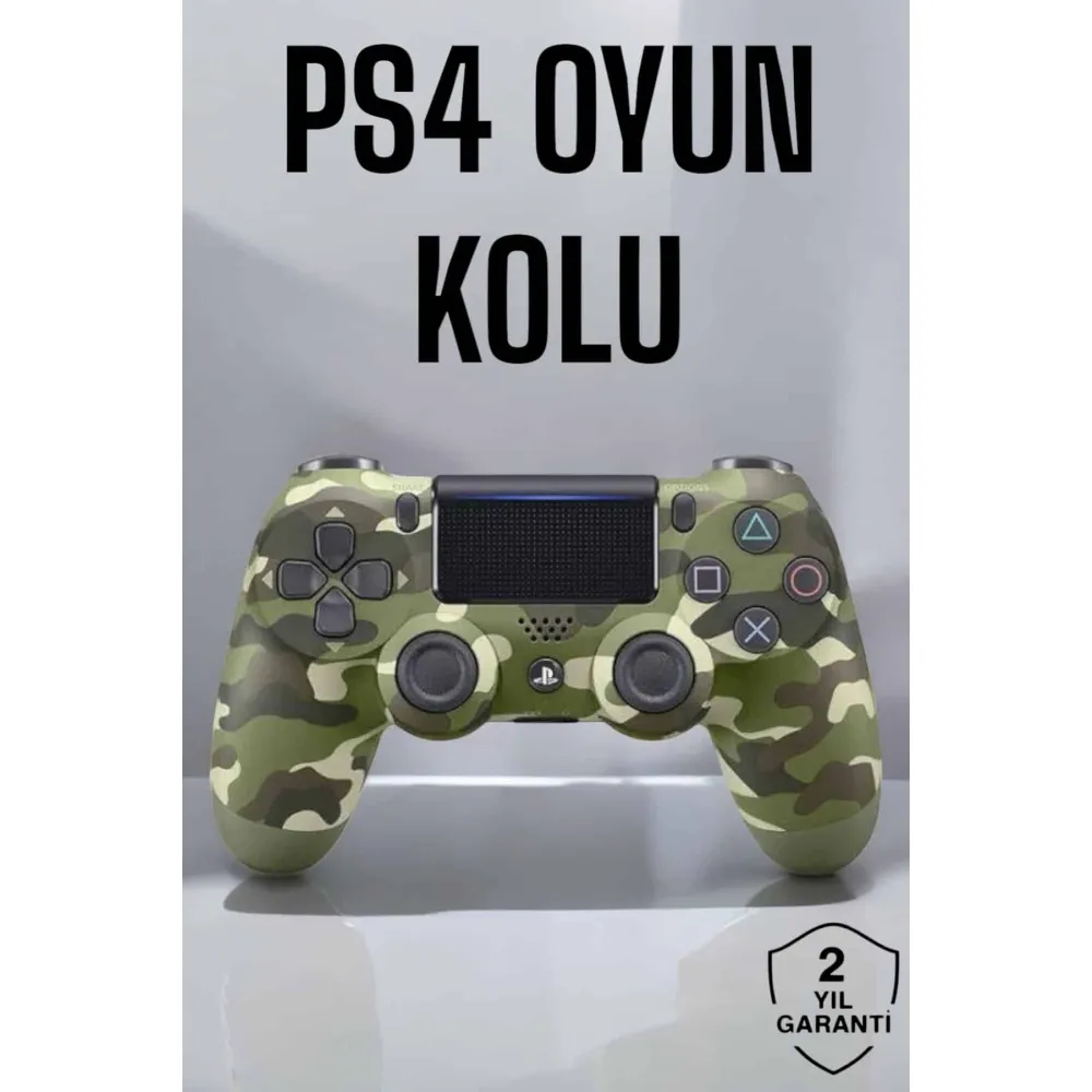 Ps4 Oyun Kolu Kamuflaj Desenli Joystick