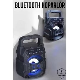Taşınabilir Bluetooth Hoparlör Led Işıklı Uzun Pil Ömrü