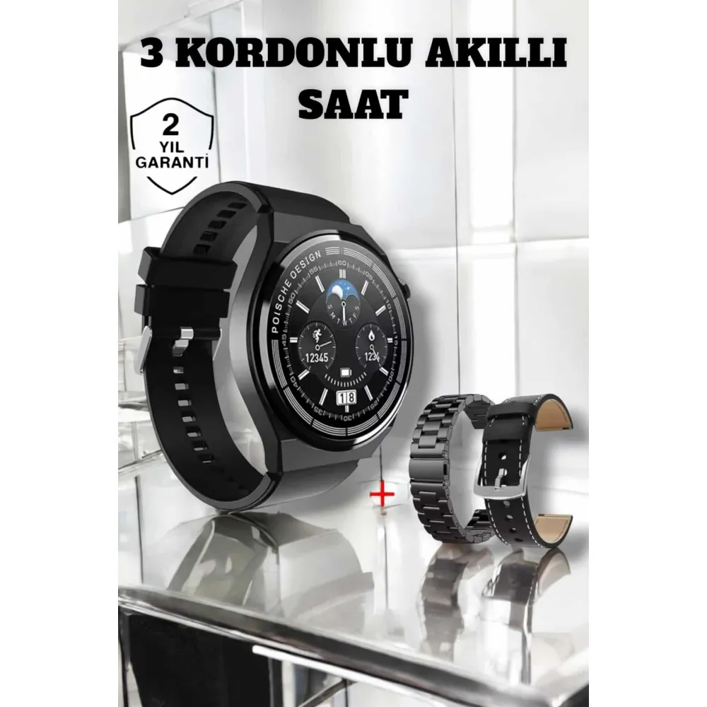 Akıllı Saat Uyku Ve Sağlık Takibi Bildirim Görme Arama Cevaplama