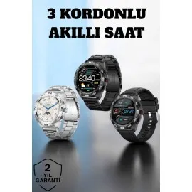 Akıllı Saat Arama Cevaplayan Titreşim Özelliğiyle Bildirim Görebilen