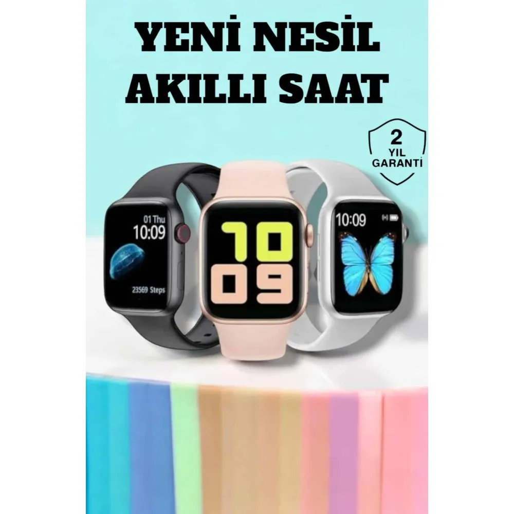 Akıllı Saat Arama Cevaplayan Dokunmatik Ekran Bleutooth Bağlantılı