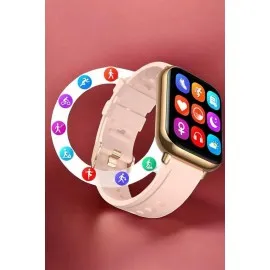 Akıllı Saat Sesli Görüşme Bildirim Görme Uyku Ve Sağlık Takibi