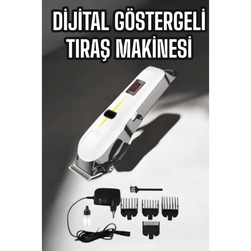 Tıraş Makinesi Uzun Ömürlü Batarya, Keskin Bıçaklar Ve Profesyonel