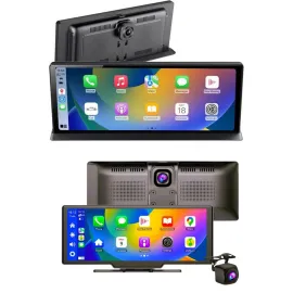 4K Ultra Araç İçi Ön ve Arka Kameralı Ekran HD 2 Kameralı Torpido Üstü Araç Multimedya