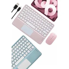 Profesyonel Wifi Q Klavye Bluetooth Klavye Touchpad 10.8 Inç
