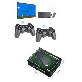 4k Game Stick Oyun Konsolu 2.4g Kablosuz Çift Kol Nostaljik Oyunlar