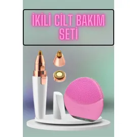 Kulak Burun ve Yüz Epilasyon Aleti ve Yüz Masaj Aleti İkili Cilt Bakım Seti
