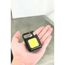 Anahtarlık Çok Amaçlı Mıknatıslı Taşınabilir Işık Led Şarjlı
