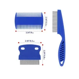 Kedi Köpek Tüy Bit Pire Toplayıcı Toplama Temizleme Tarağı Tarak Seti 4'lü Set