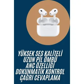 Yeni Nesil Pro Bluetooth Kulaklık Android ve İOS Uyumlu Dokunmatik Kontrol