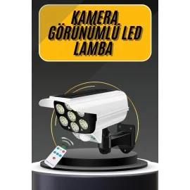 Led Lamba-Güneş Paneli Destekli Uzaktan Kumandalı Solar Led Lamba