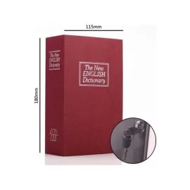 Kitap Görünümlü Gizli Kasa Büyük Boy Anahtarlı Kilitli Para Kasası