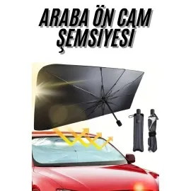 Ön Cam Güneşlik Şemsiye Tüm Araçlar İçin Araba Katlanabilir Güneşlik