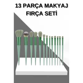 13 Parça Makyaj Fırça Seti Far Fırçası Allık Fırçası Yumuşak Uçlu