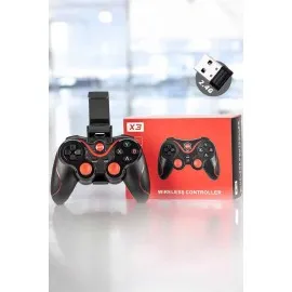 Android Uyumlu Gamepad X3 Game Stick Oyun Kolu Bluetooth Bağlantılı