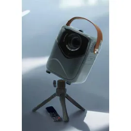 Taşınabilir Android Projeksiyon Wifi Destekli 4K Multimedia Tabanlı Ev Ve Ofis Tipi