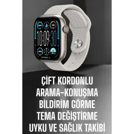 Yeni Nesil Akıllı Saat Arama Cevaplama Gps Takibi Adımsayar Nfc Özelliği