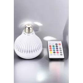 Kablosuz Bluetooth Hoparlör Led Lamba