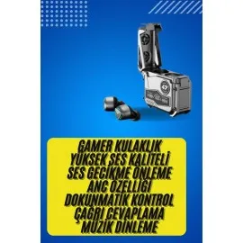 Bluetooth Kulaklık Dokunmatik Kontrol Tws Kablosuz Kulaklık Hi-Fi Stereo