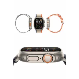 49mm Akıllı Saat Amoled Ekranlı Kadın Erkek Kol Saati Plastik Kordon