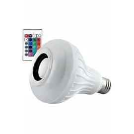Lamba Hoparlör Ampül Görünümlü Renk Değiştirebilen Android Ve İos Uyumlu