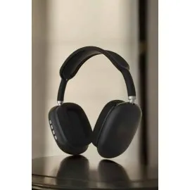 P9 Plus Kulaklık Siyah Bluetooth Bağlantılı Kulak Üstü Kablosuz